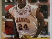 Antonio McDyess  Press Pass 1995 Gold Card 2 Alabama Crimson White Top