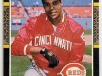Barry Larkin Donruss 1987 MLB Trading Card #492 Cincinnati Reds