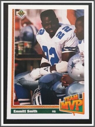 Emmitt Smith Upper Deck 1991 NFL Trading Card #456 Dallas Cowboys