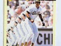 Jose Canseco Fleer 1990 "League Standouts" MLB Trading Card #4 0f 5 Oakland A's