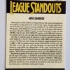 Jose Canseco Fleer 1990 "League Standouts" MLB Trading Card #4 0f 5 Oakland A's Back