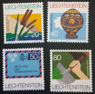 Liechtenstein Stamp Scott #762-765