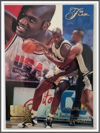 Shaquille O'Neal Flair 1994 NBA USA Basketball Team Trading Card #75