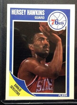 Fleer 1989 Hersey Hawkins NBA Trading Card #117 Philadelphia 76ers
