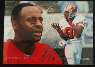 Jerry Rice Flair Preview 1995 Card #27 of 30