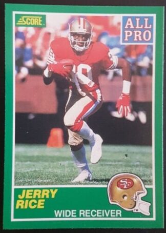 Jerry Rice Score All Pro 1989 Card # 292