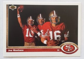 Joe Montana Upper Deck 1991 NFL Card #54