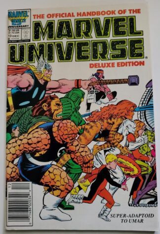 The Official Handbook Of The Marvel Universe Issue #13 December 1986