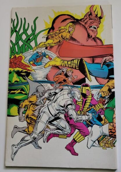The Official Handbook Of The Marvel Universe Issue #13 December 1986 Back