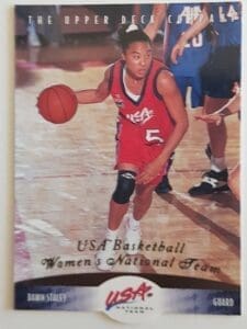 Dawn Staley Upper Deck 1996 USA Women's National Team Card #69