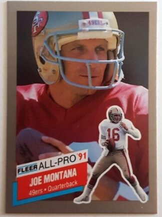 Joe Montana Fleer "All Pro" 1991