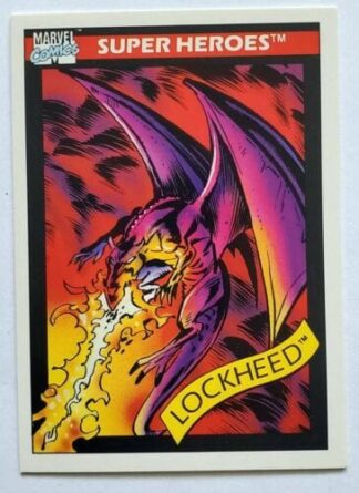 Lockheed Marvel Comics Card 1990