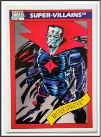 Mister Sinister Marvel Comics Card 1990