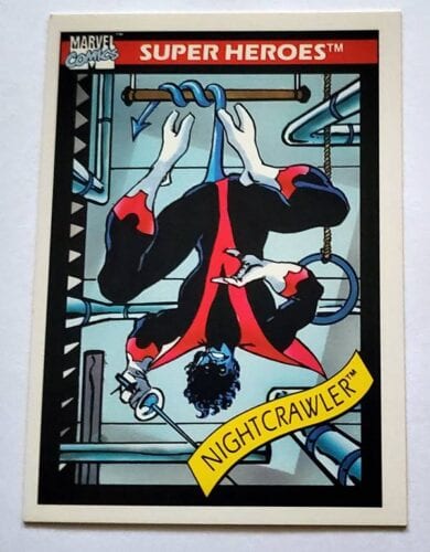 Nightcrawler Marvel Comics Card 1990