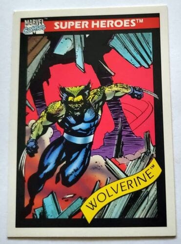 Wolverine "Patch" Marvel Comics Card 1990