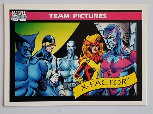 X-Factor Marvel Comics Cards 1990