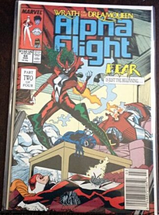Alpha Flight March 1989 Marvel Comics Issue #68