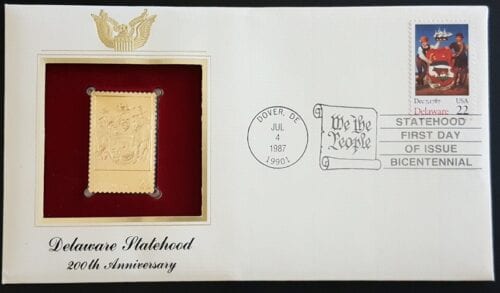22kt Replica First Day Covers