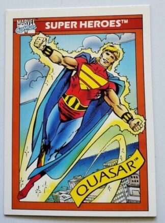 Quasar Marvel Comics Cards 1990