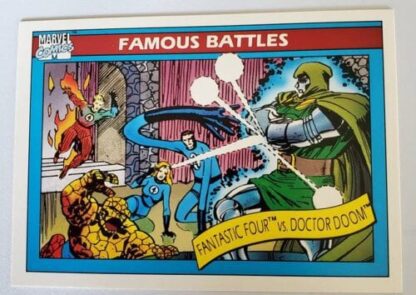 Fantastic Four -vs-Doctor Doom Marvel 1990 Impel Marketing Card #90