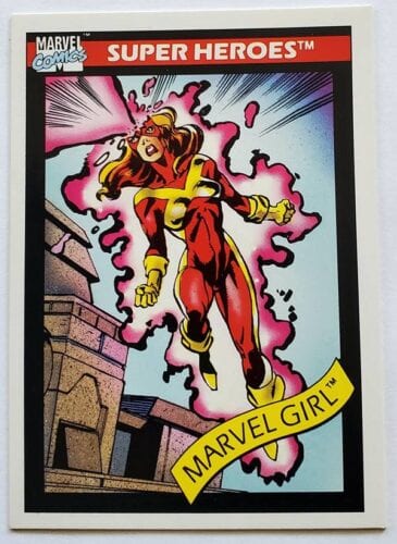 Marvel Girl Marvel Comics Cards 1990