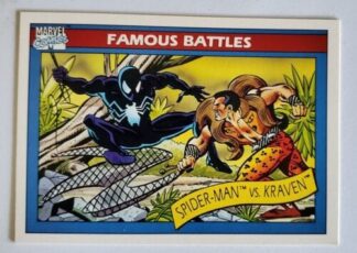 Spider-Man -vs-Kraven Marvel Comics Cards 1990