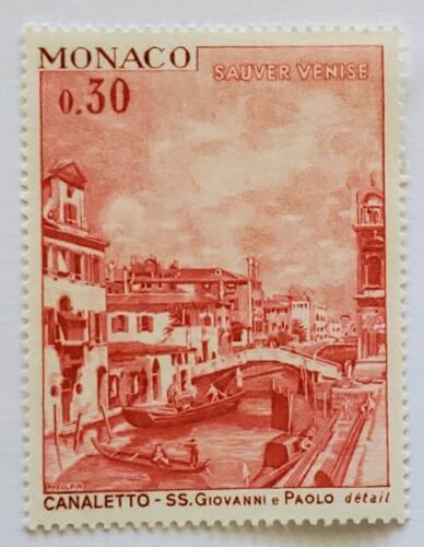 Monaco Scott Catalog 833 UNESCO Campaign To Save Venice