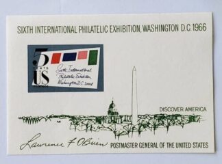 6th Annual Philatelic United States Souvenir Sheet