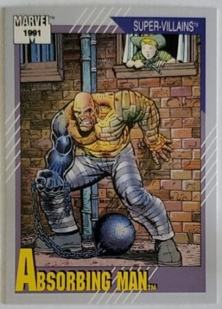 Absorbing Man Marvel 1991 "Super Villains" Card #74