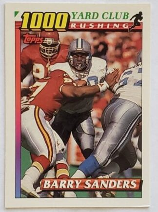 Barry Sanders Topps 1991 NFL Card #2