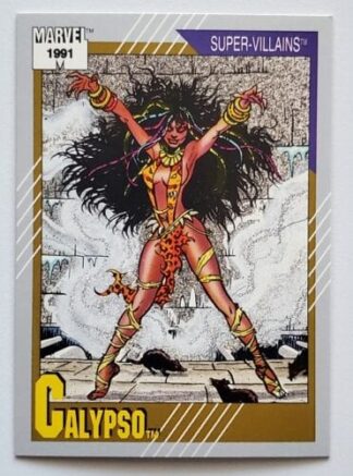 Calypso Marvel 1991 "Super Villains" Card #83