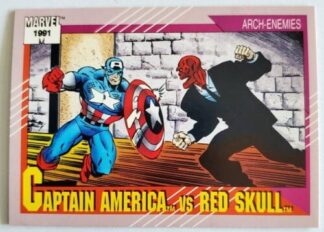 Captain America vs Red Skull Marvel 1991 "Arch-Enemies"