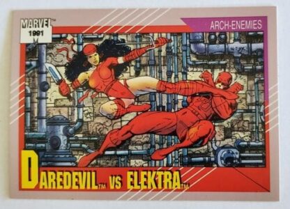 Daredevil vs Elektra Marvel 1991 "Arch-Enemies"