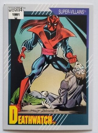 Deathwatch Marvel 1991 "Super Villains" Card #80