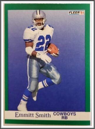 Emmitt Smith Fleer 1991 NFL card #237