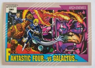 Fantastic Four vs Galactus Marvel 1991 "Arch-Enemies" card #107