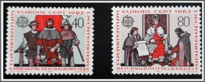Liechtenstein Stamp Scott #733-734