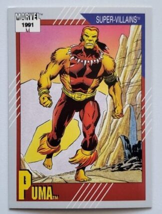 Puma Marvel 1991 "Super Villains" Card #79