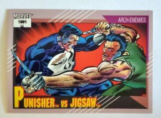 Punisher vs Jigsaw Marvel 1991 "Arch-Enemies"