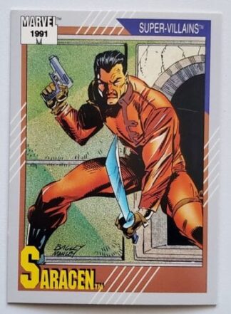 Saracen Marvel 1991 "Super Villains" Card #77