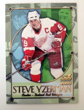 Steve Yzerman 1999 Pacific Aurora 2000 "Championship Fever" NHL Card #13