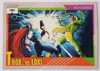 Thor vs Loki Marvel 1991 "Arch-Enemies"