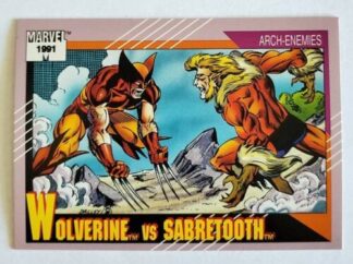 Wolverine vs Sabretooth Marvel 1991 "Arch-Enemies"