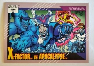 X-Factor vs Apocalypse Marvel 1991 "Arch-Enemies" Card #101