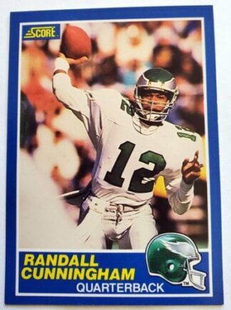 Randall Cunningham Score 1989 NFL Trading Card #75