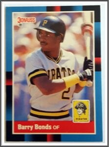 Barry Bonds Donruss 1988 MLB Trading Card #326