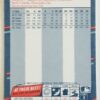 Barry Bonds Fleer 1988 MLB Sports Trading Card #322 Back