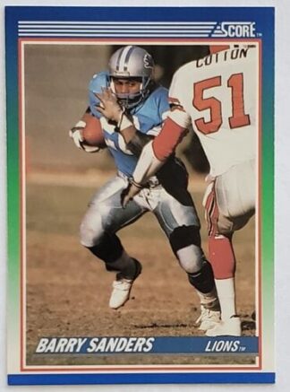 Barry Sanders Score 1990 NFL Trading Card #20