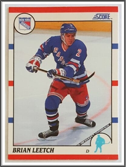 Brian Leetch Score 1990 NHL Trading Card #225