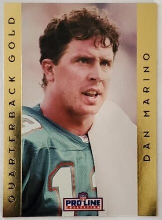 Dan Marino Pro Line "Quarterback Gold" 1992 NFL Sports Card #12